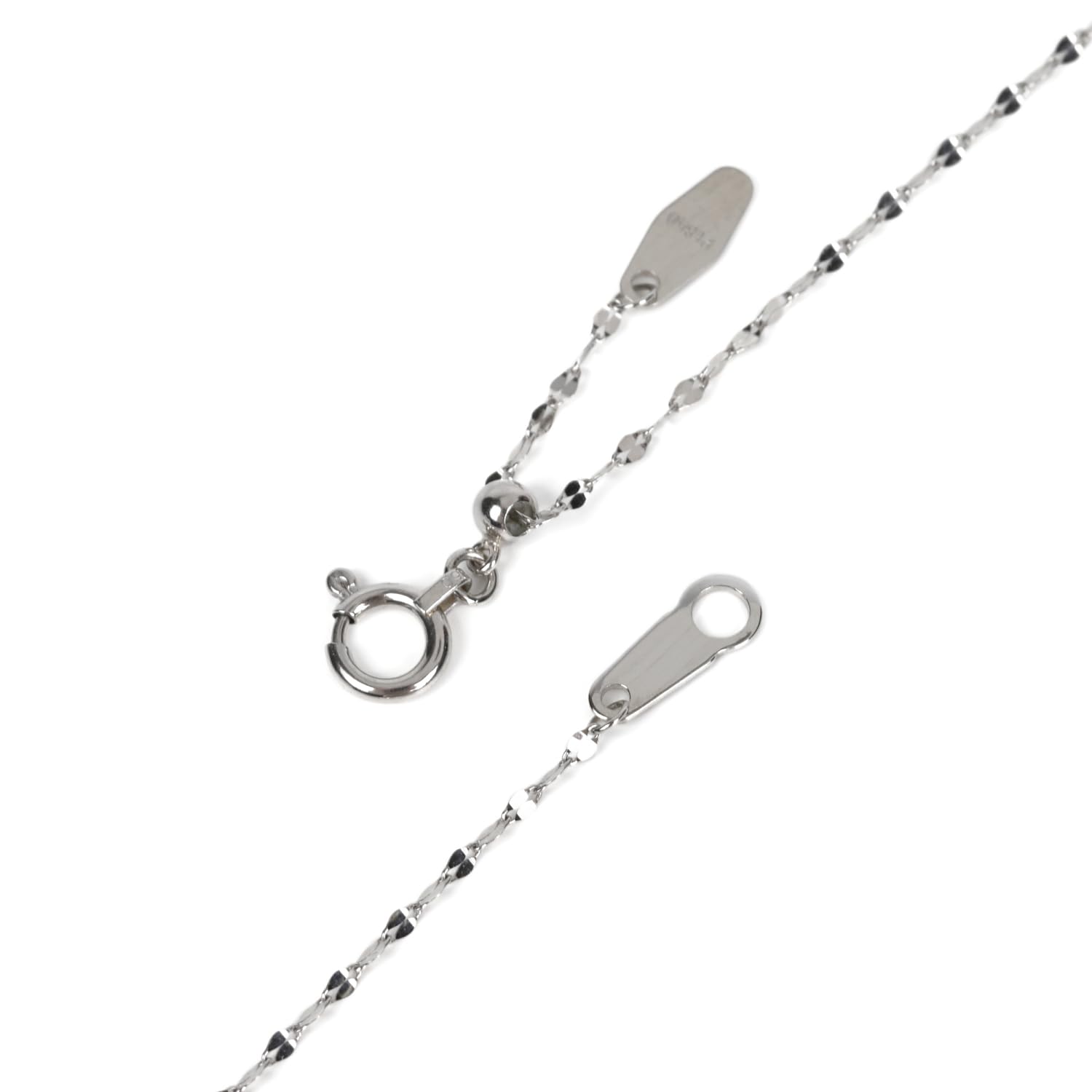 Amazon | [ハッピーグッツショップ] プラチナ ネックレス ペタル